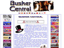 Tablet Screenshot of buskercentral.com